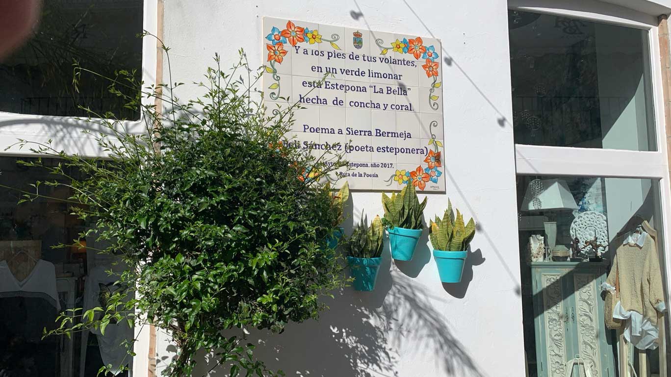 Read full story «Poetry Route in Estepona»