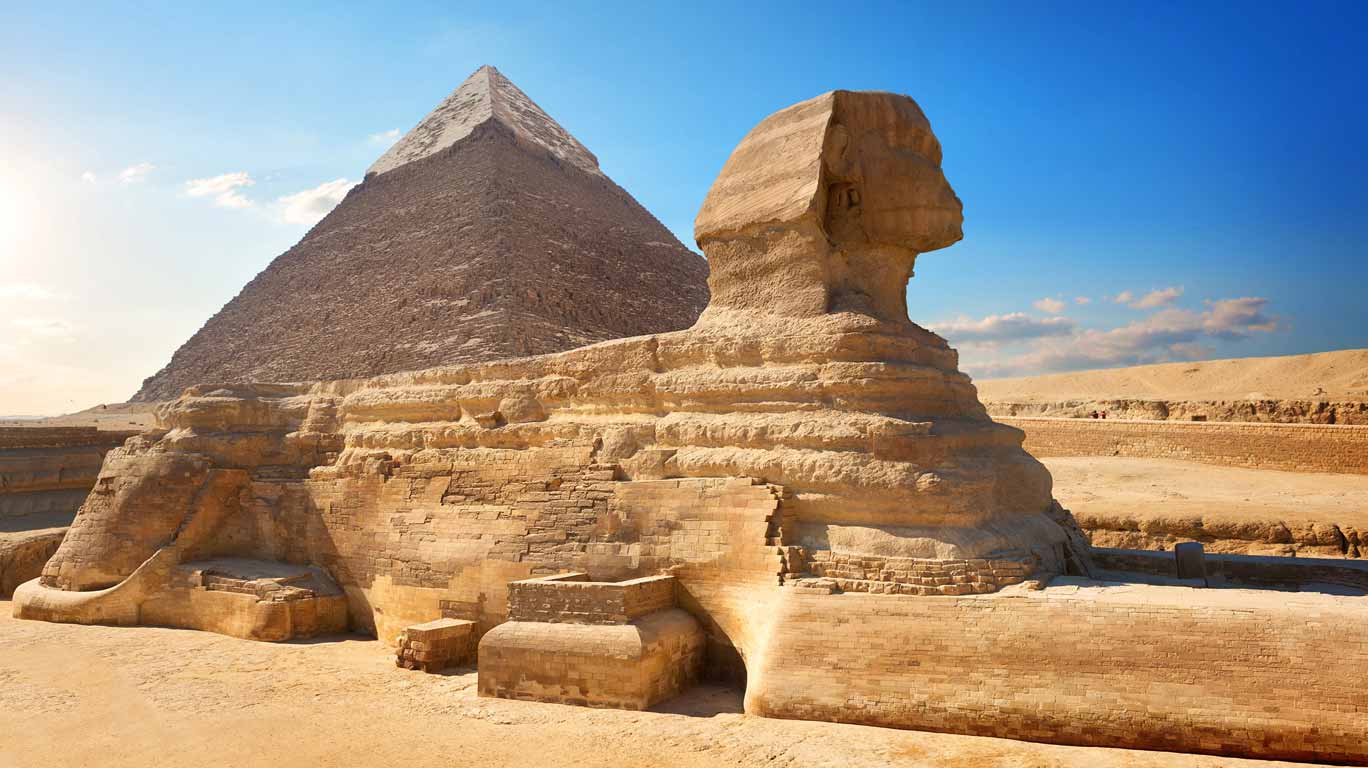 Sphinx and Pyramids